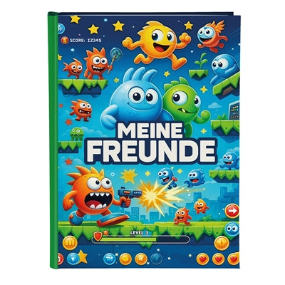 Freundebuch für Kinder Monstergame