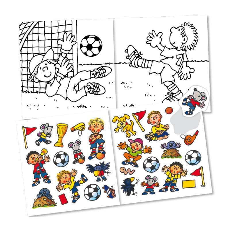 Mini Malbuch Jungs mit Sticker assortiert