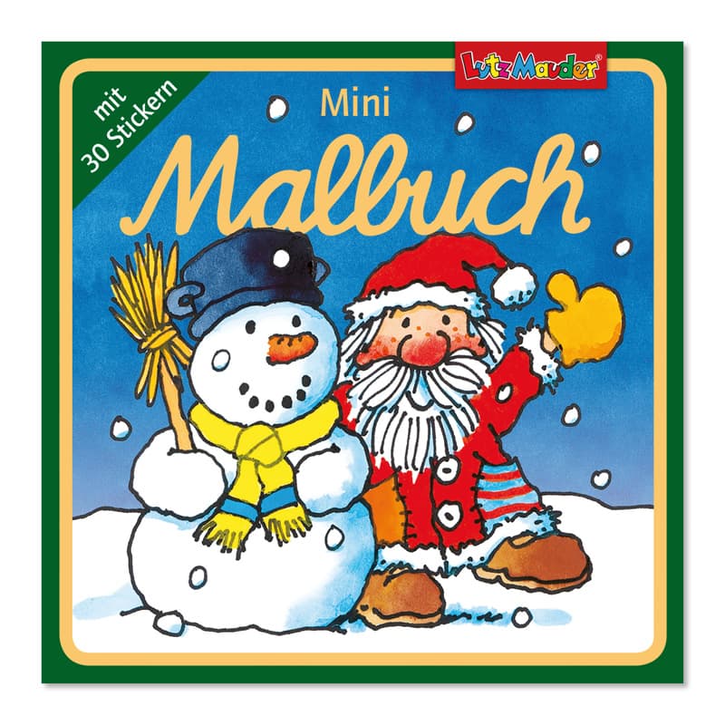 Mini Malbuch Weihnachten mit Sticker assortiert