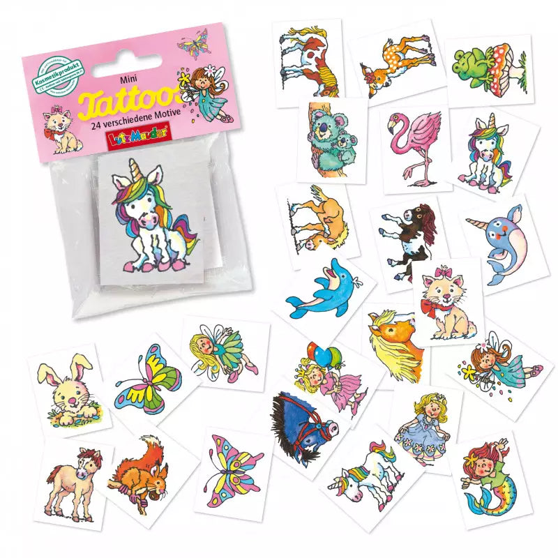 Kinder Mini Tattoo Set Mädchen