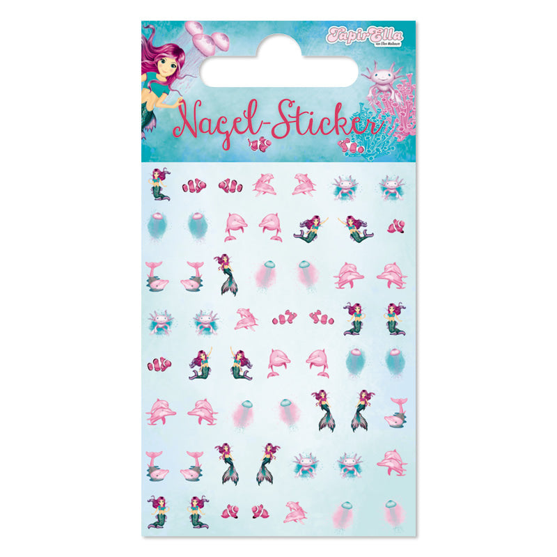 Ohr und Nagelsticker Meerjungfrau
