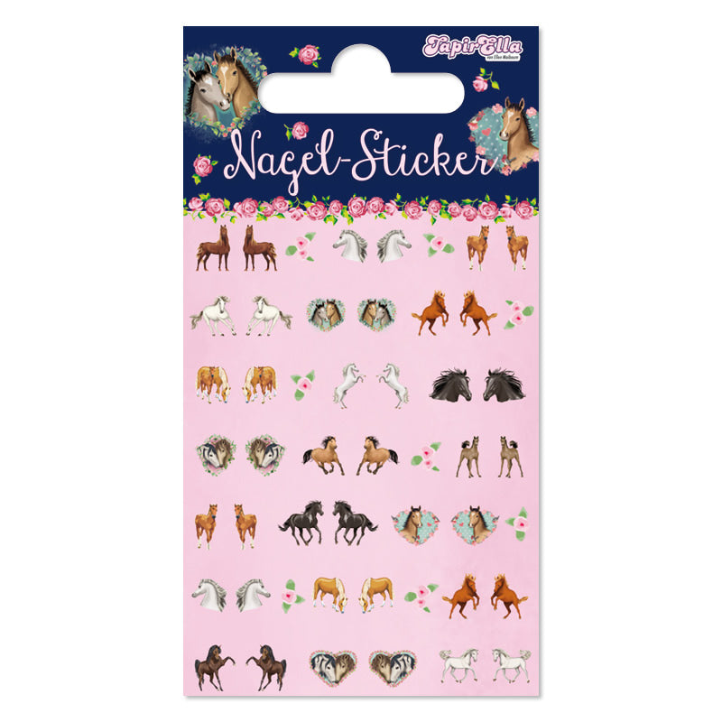 Ohr und Nagelsticker Pferd
