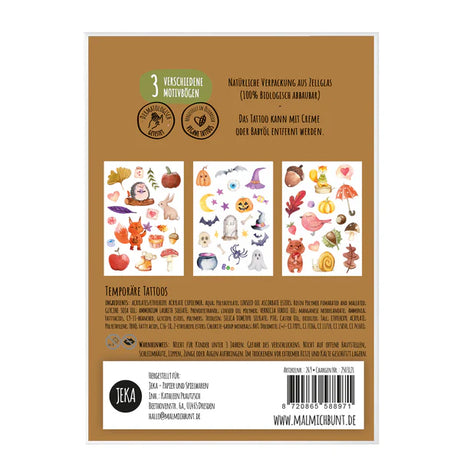 Kinder Tattoo Jeka Herbst