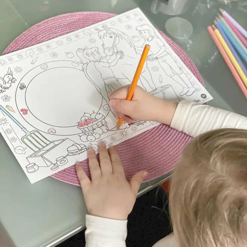 12 Tischsets zum ausmalen - Bibi & Tina