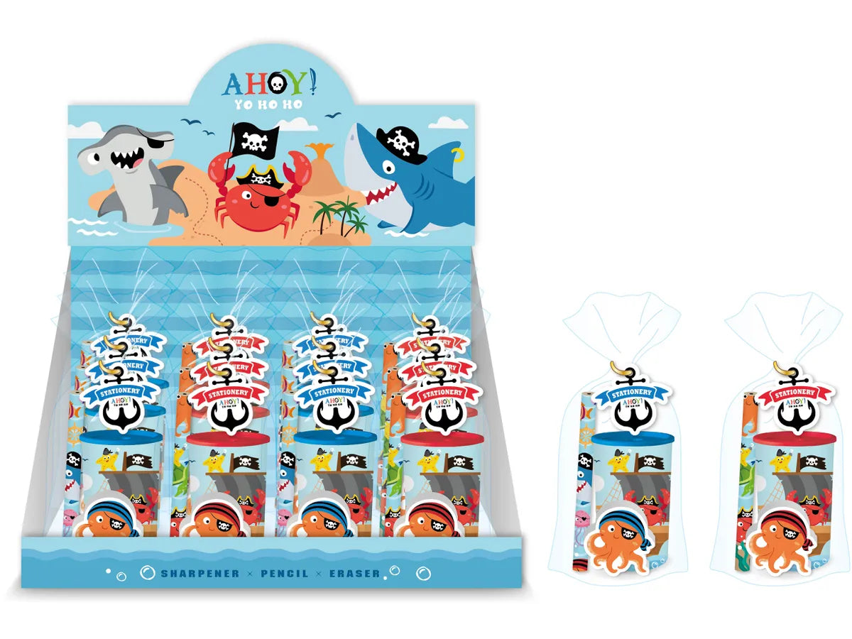 Schreibset mit Spitzer Pirat
