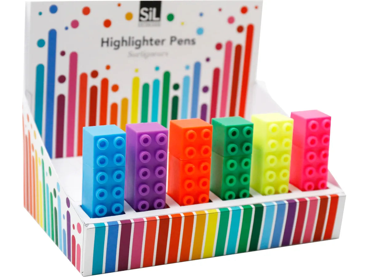 Textmarker Legodesign assortiert