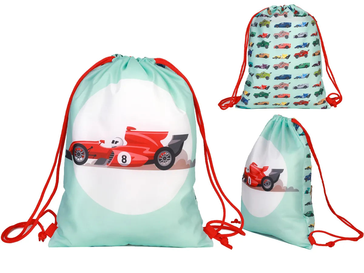 Turnbeutel Kinder Rennauto