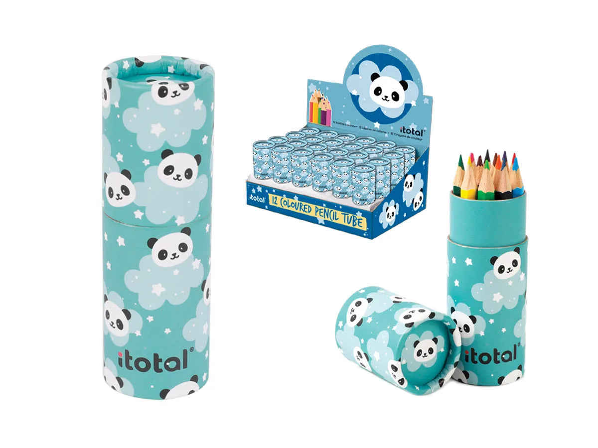 Mini Farbstifte Dose Panda