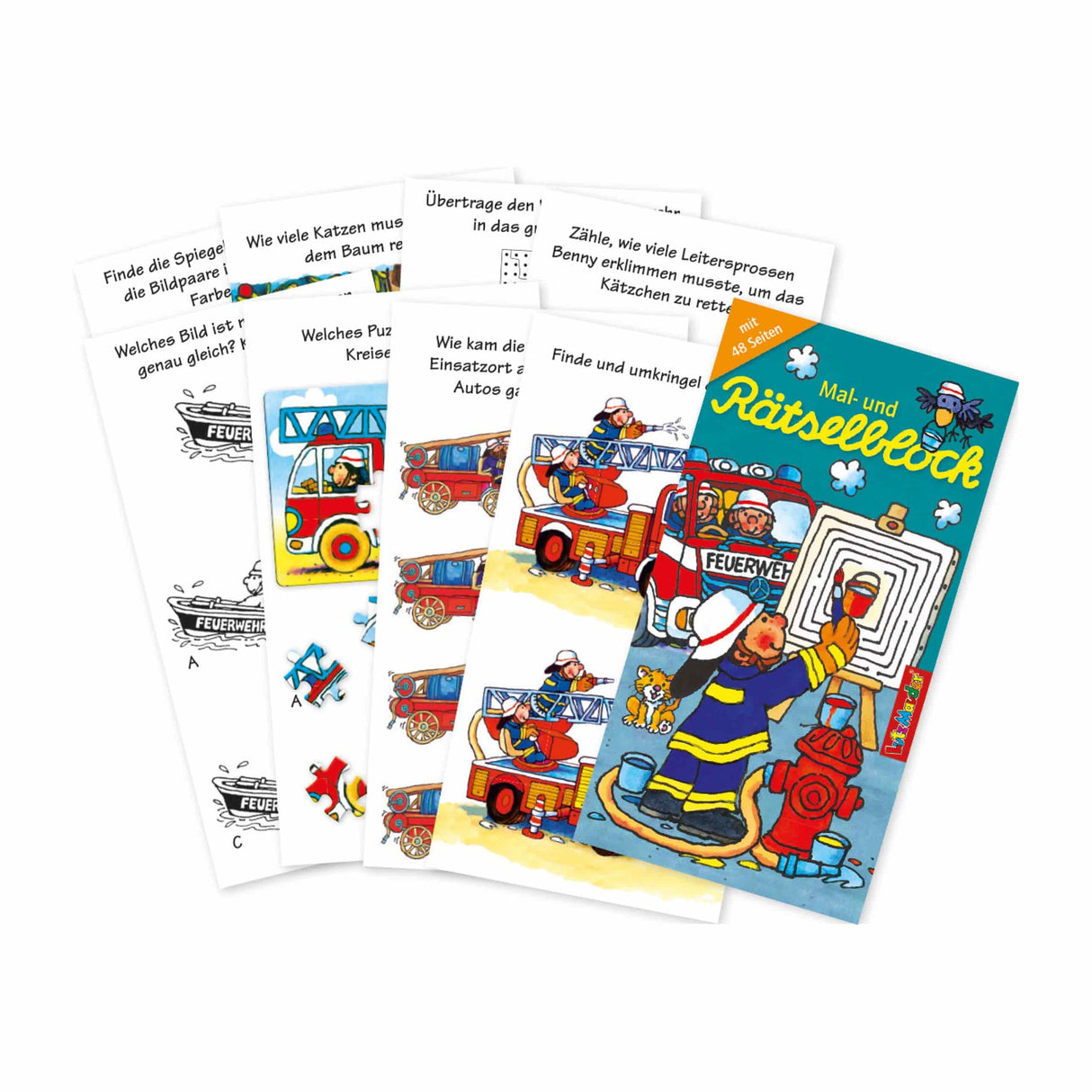 Rätselblock Feuerwehr