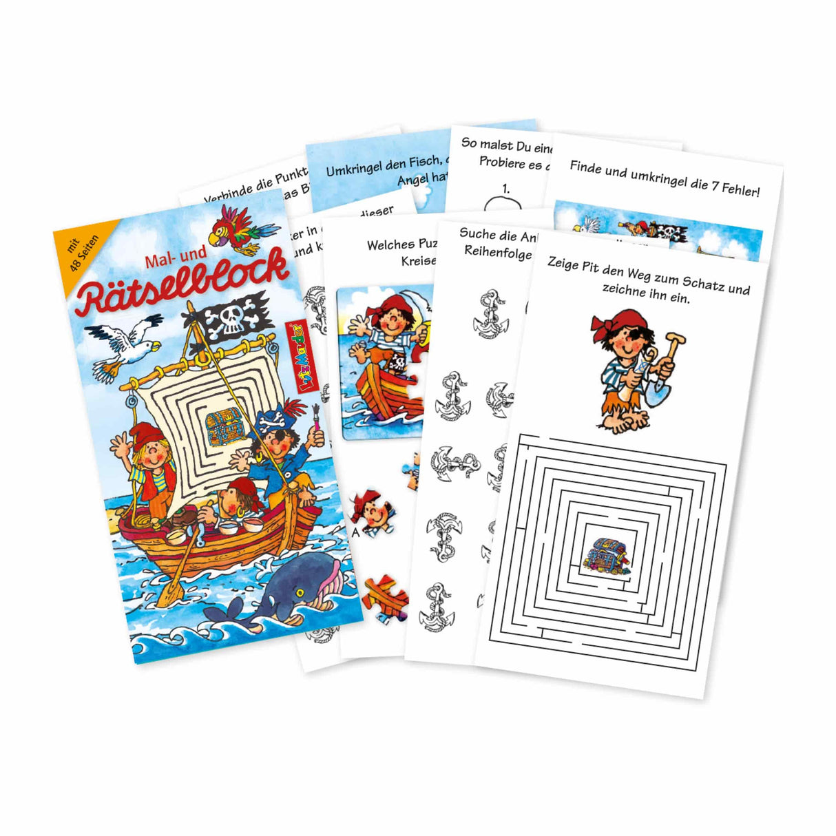 Rätselblock Pirat