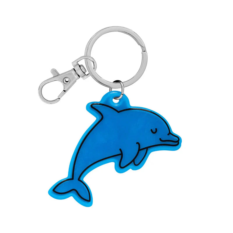Reflektoranhänger Delfin Blau