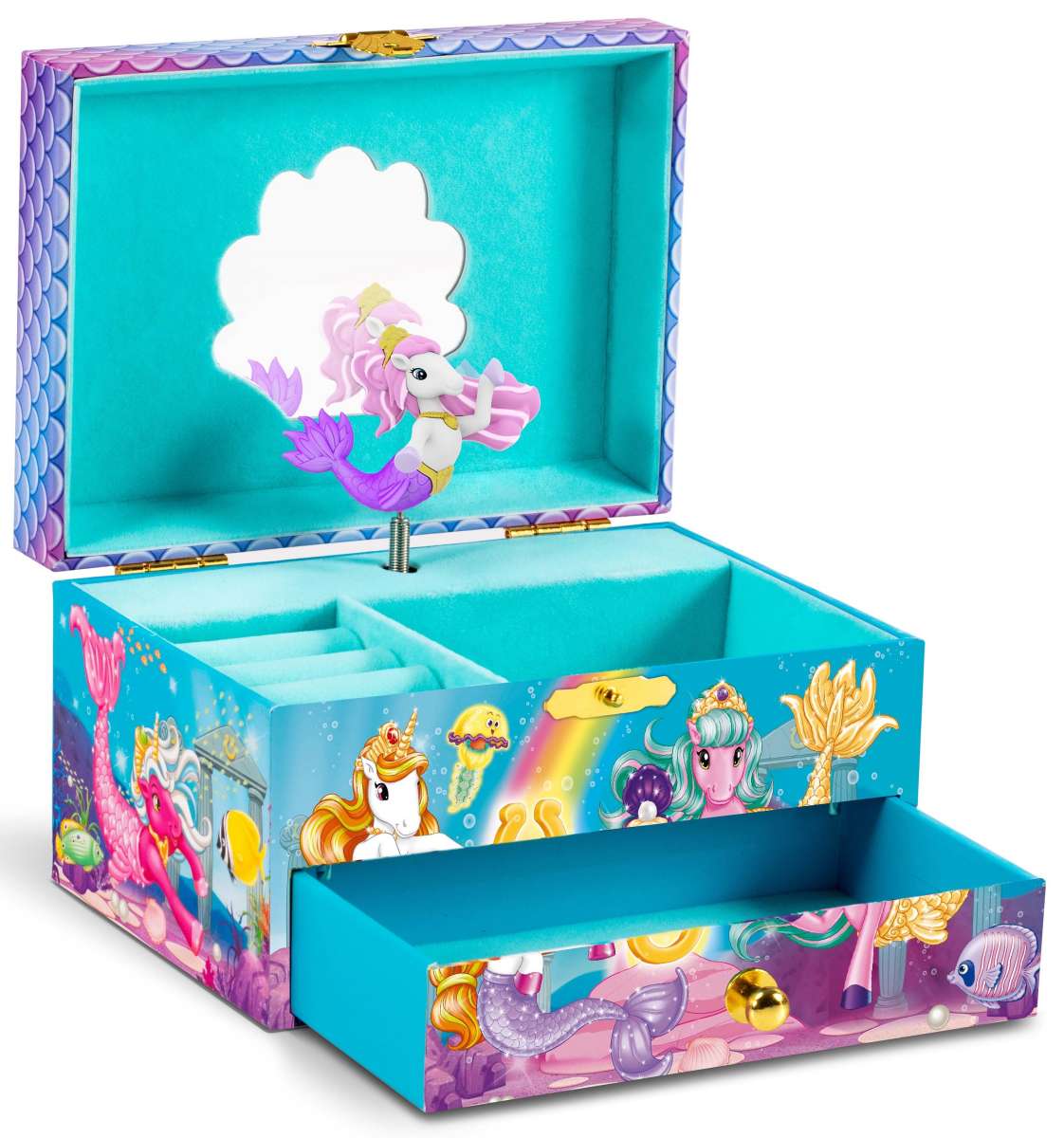 Schmuckkästchen und Musikdose Meerjungfrau Galuppy