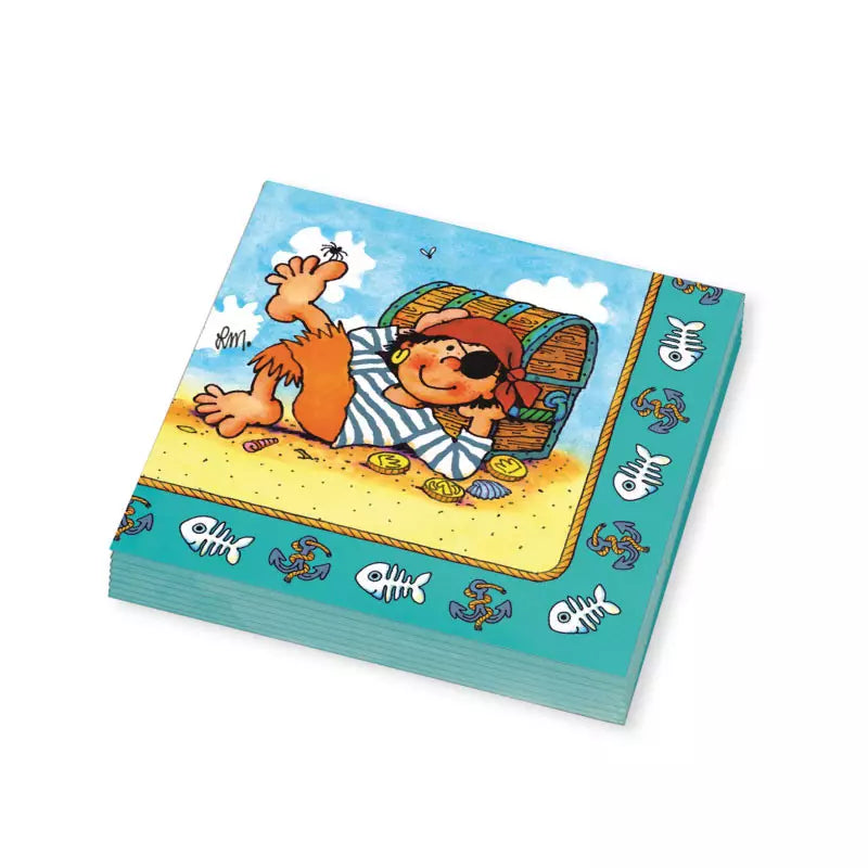 Kinder Servietten Pirat