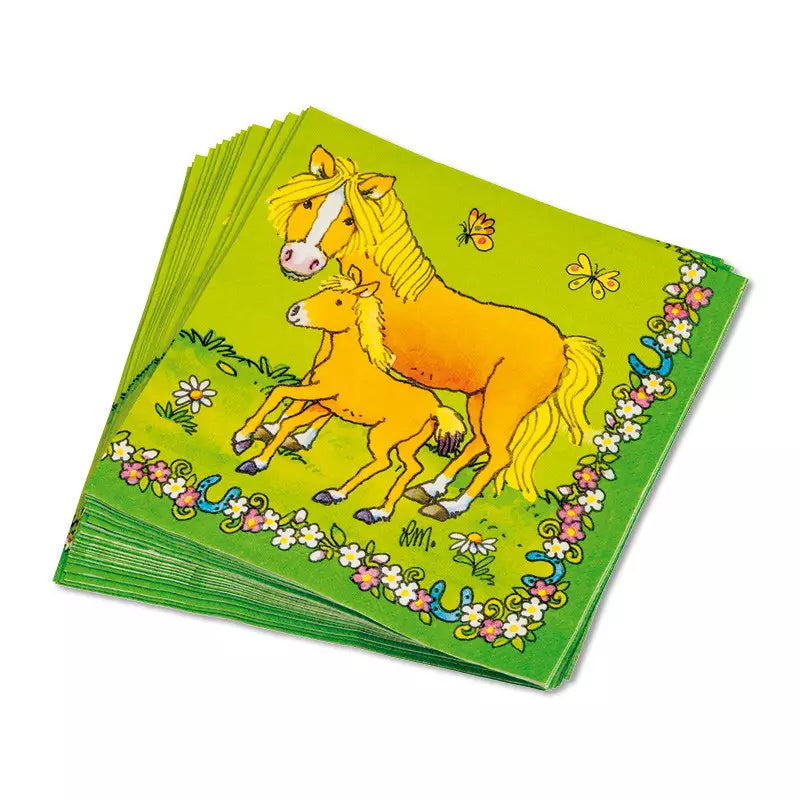 Kinder Servietten Pony