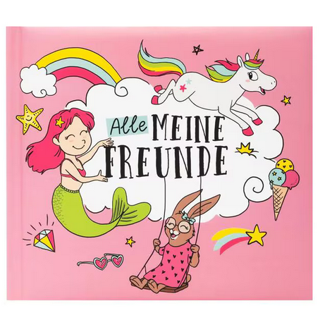 Freundebuch für Kinder - Sheepworld Pink