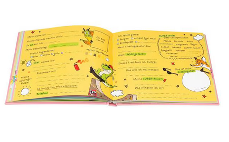 Freundebuch für Kinder - Sheepworld Pink