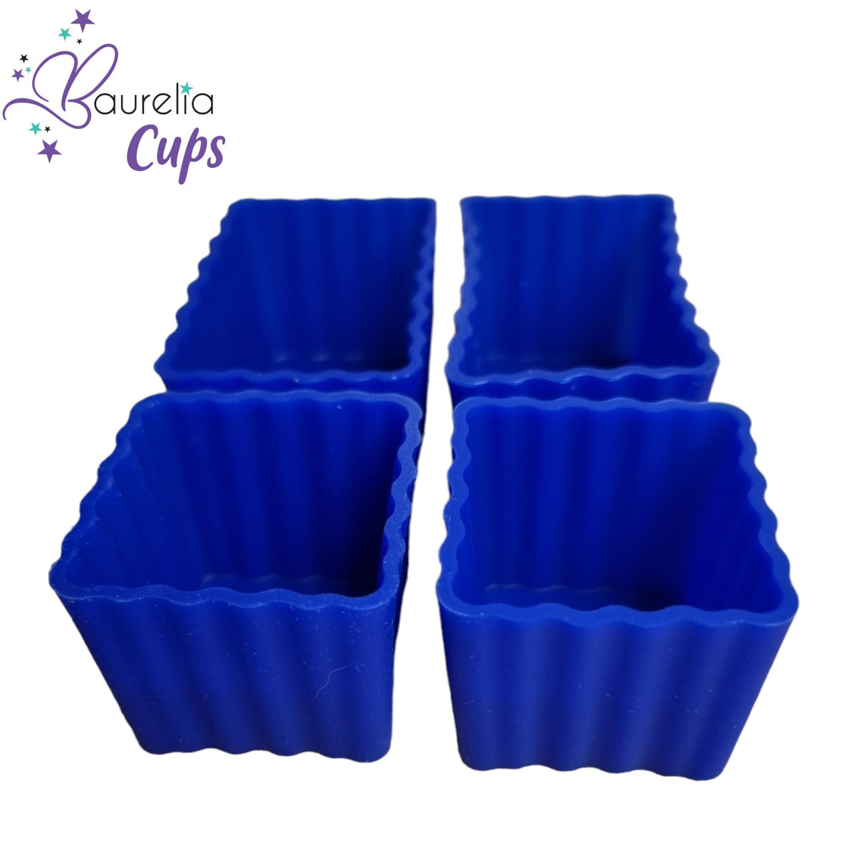 Silikonformen Baurelia Cups MIX 4er Set Dunkelblau