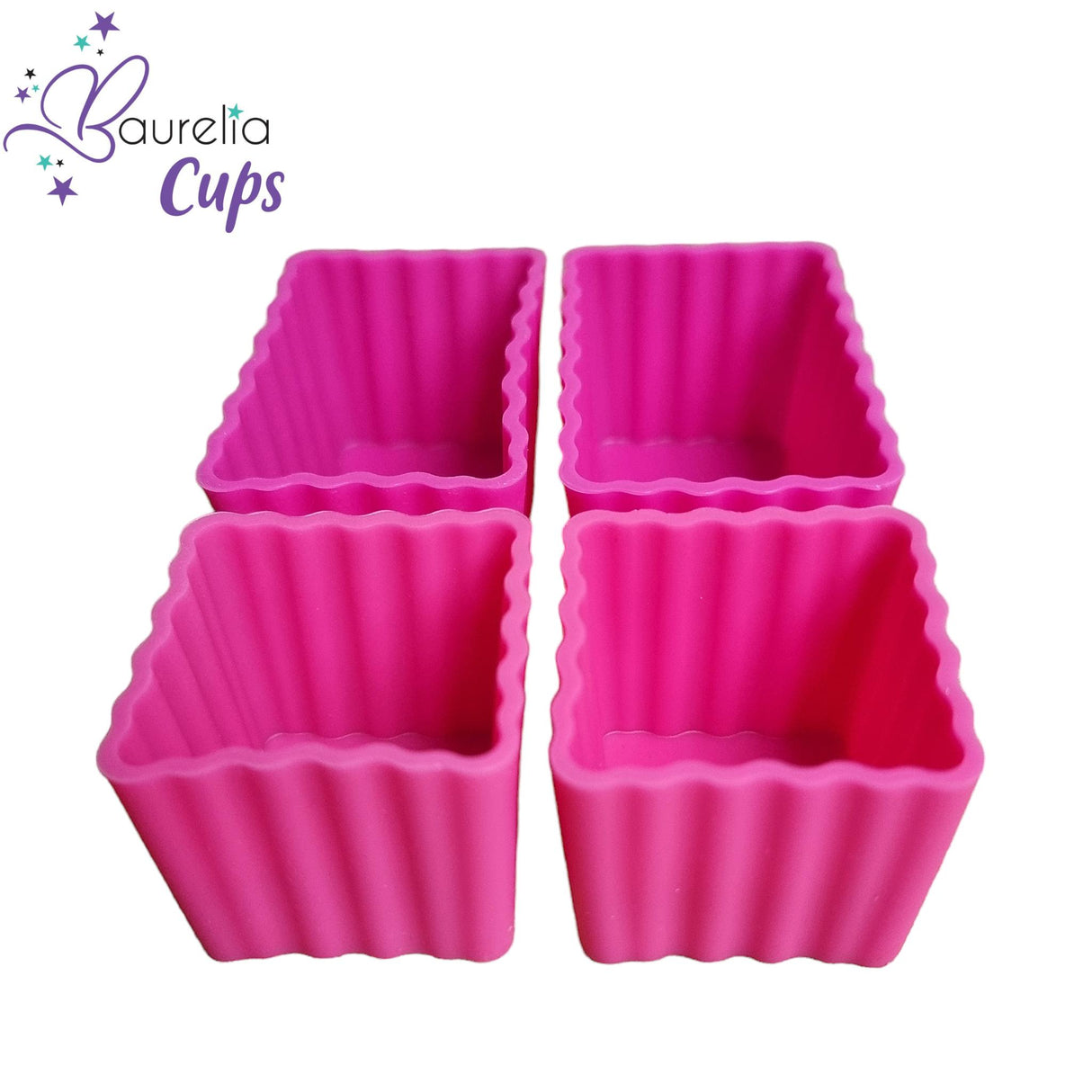 Silikonformen Baurelia Cups MIX 4er Set Pink