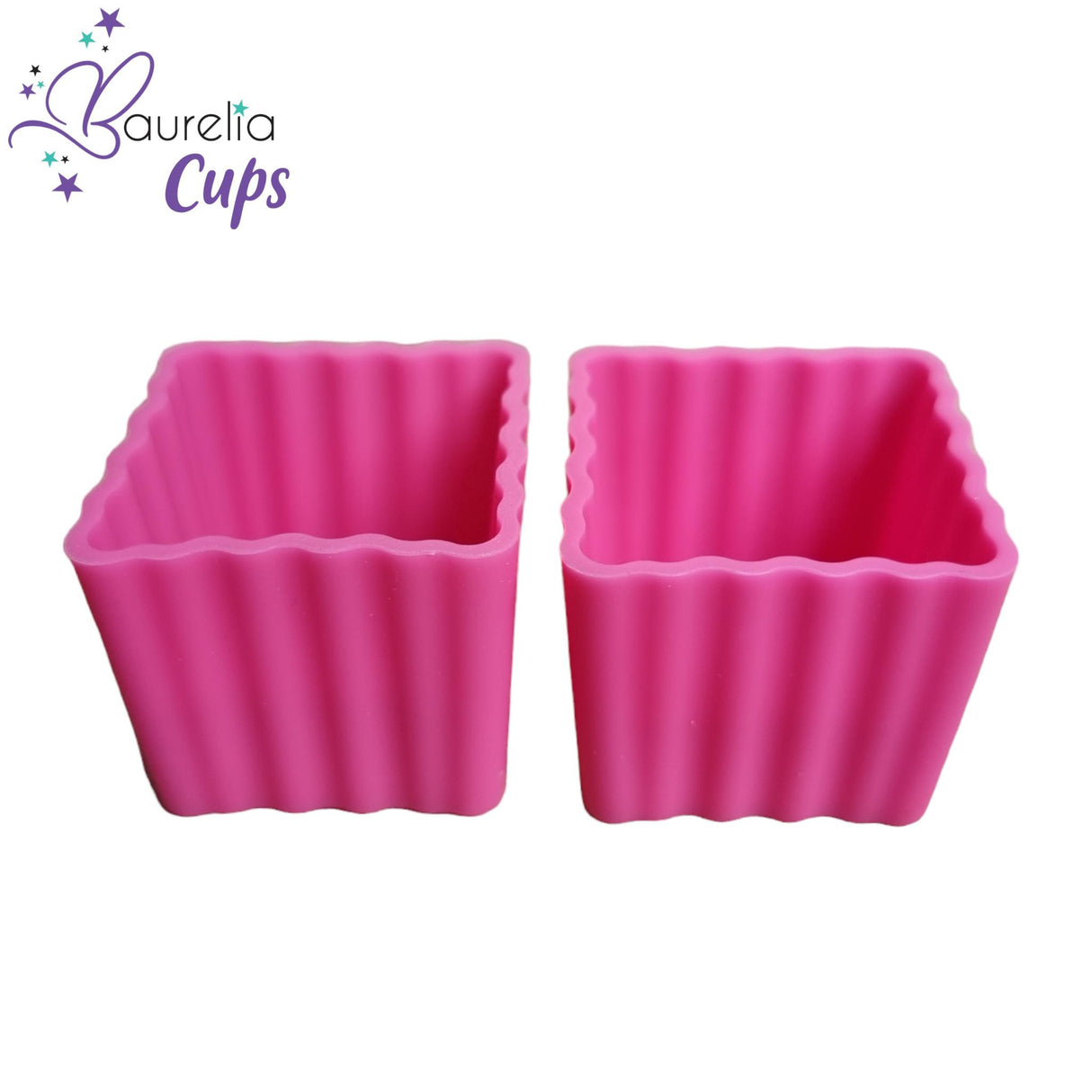 Silikonformen Baurelia Cups 2er Set Pink