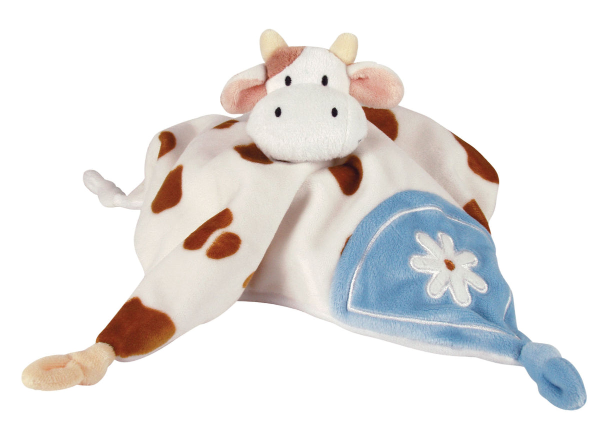 Schmusetuch Kuh Weiss