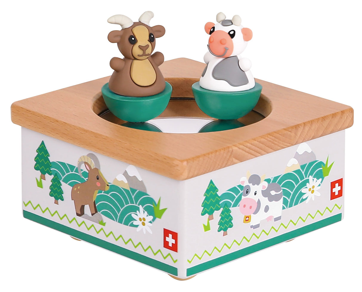 Musikdose Kuh & Steinbock