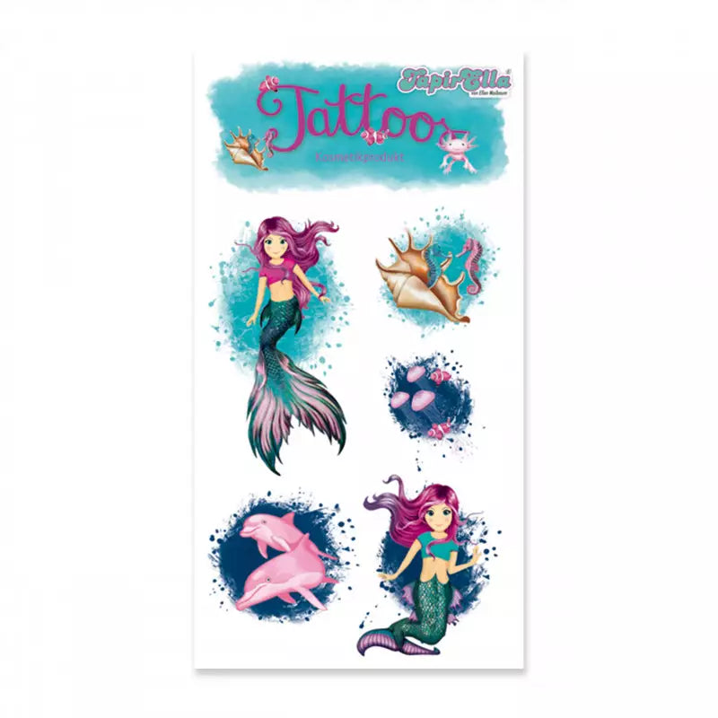 Kinder Tattoo Meerjungfrau