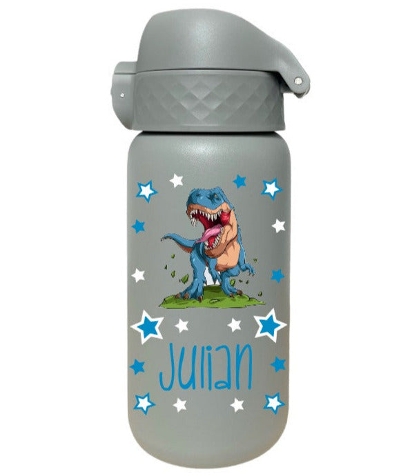 Kinder Thermosflasche Ion8 350ml Grau