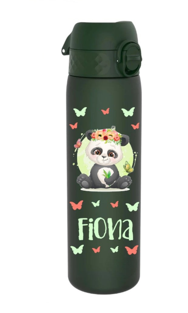 Edelstahl Trinkflasche Ion8 500ml Dunkelgrün