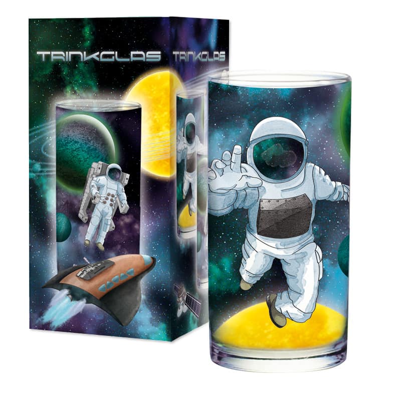 Trinkglas Space