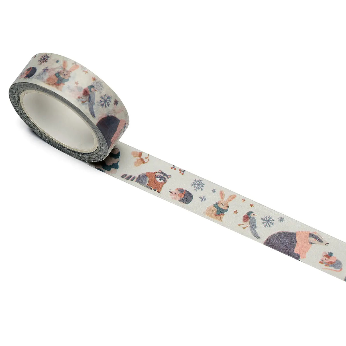 Washi Tape Wintertiere Weiss