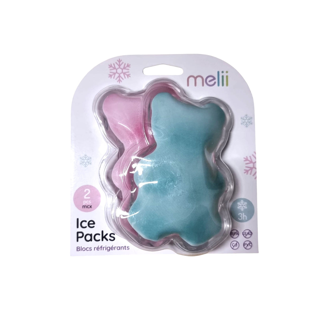 Kühlbags Gel Eisbeutel Melii 2er Set Gummibärchen