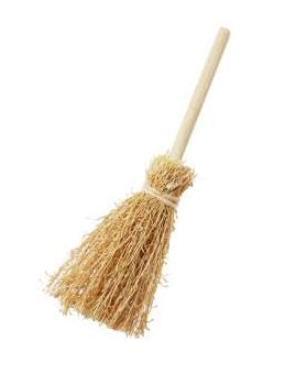 Wichtelzubehör Besen Nature