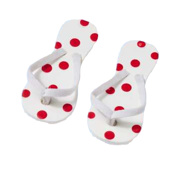 Wichtelzubehör Flip Flop Rot