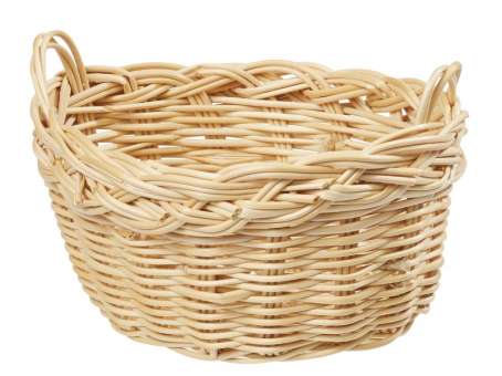 Wichtelzubehör Korb Geflochten Nature