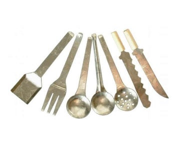 Wichtelzubehör Küchen Utensilien Metall