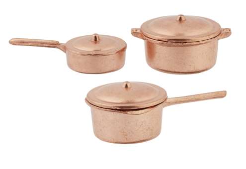 Wichtelzubehör Topfset 3-teilig