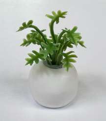 Wichtelzubehör Pflanze im Topf Grün