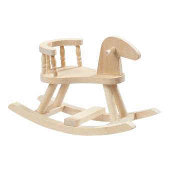 Wichtelzubehör Schaukelpferd Nature