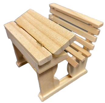 Wichtelzubehör Schulbank