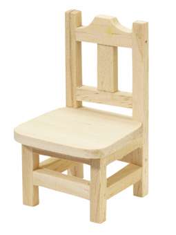 Wichtelzubehör Stuhl Nature Eiche