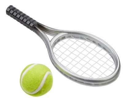 Wichtelzubehör Tennisschläger mit Ball