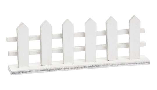 Wichtelzubehör Zaun Klein Weiss