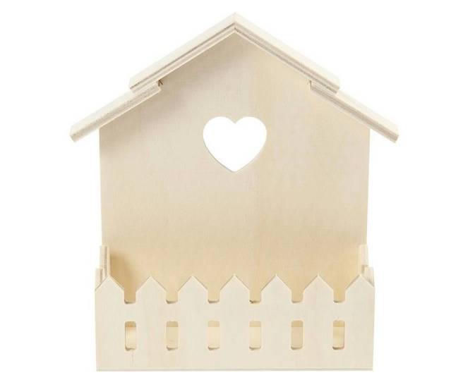 Wichtelzubehör Haus mit Zaun