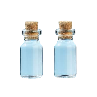 Wichtelzubehör Zauber Röhrchen aus Glas