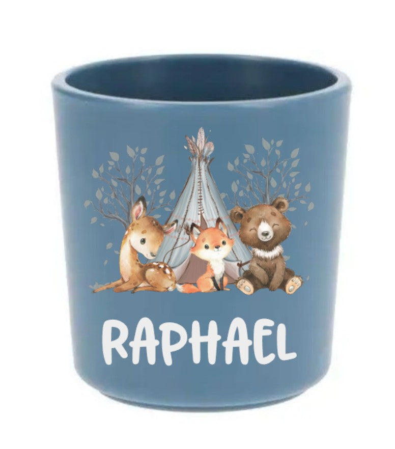 Zahnputz Trinkbecher Blau