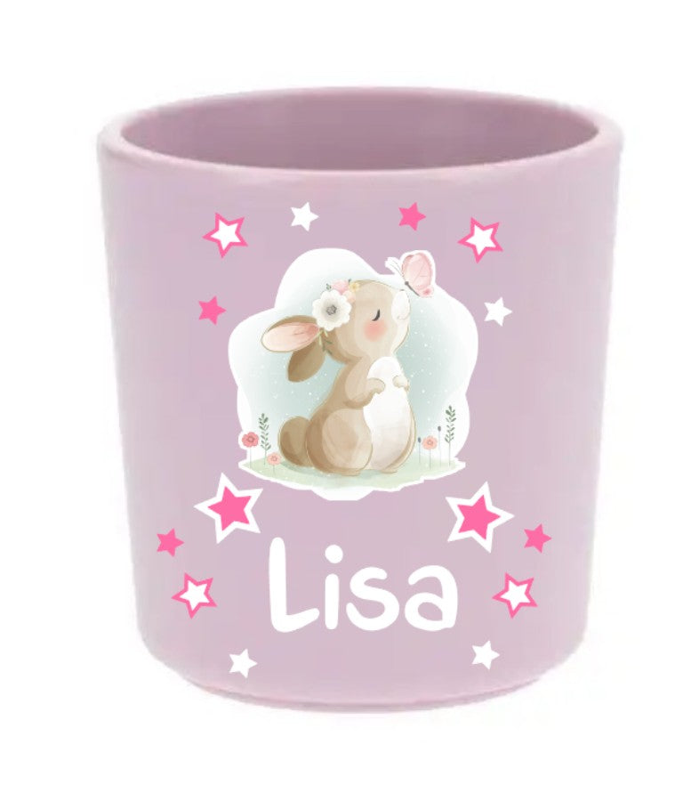 Zahnputz Trinkbecher Flieder