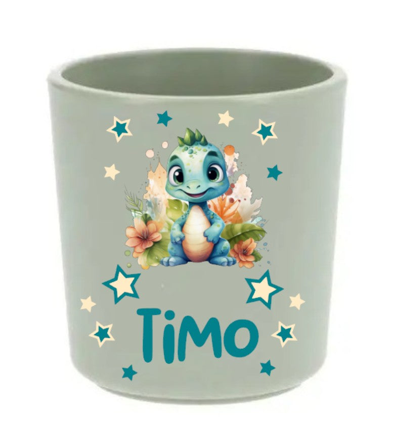 Zahnputz Trinkbecher Grün