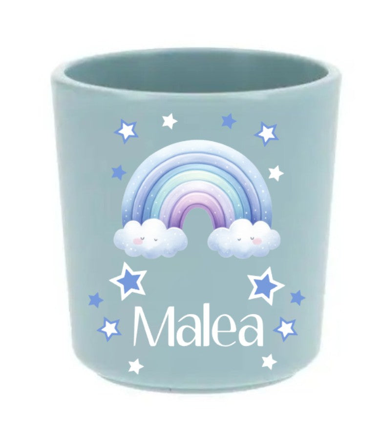 Zahnputz Trinkbecher Hellblau