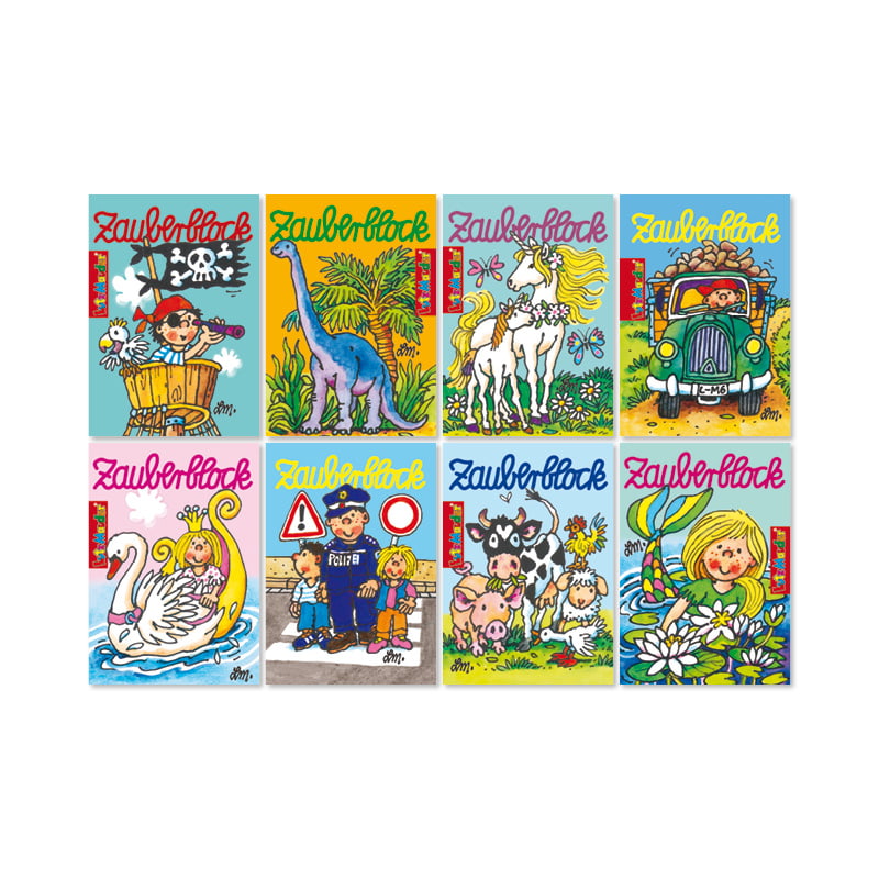 Zauberblock A8 assortiert