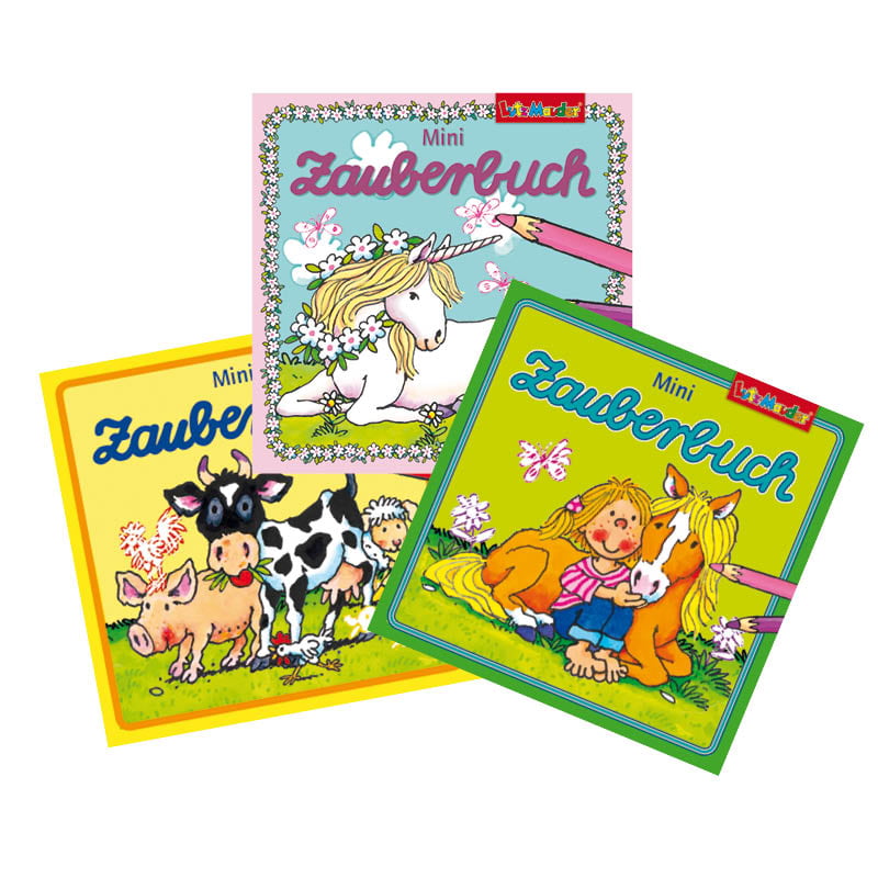 Mini Zauberbuch Mädchen assortiert